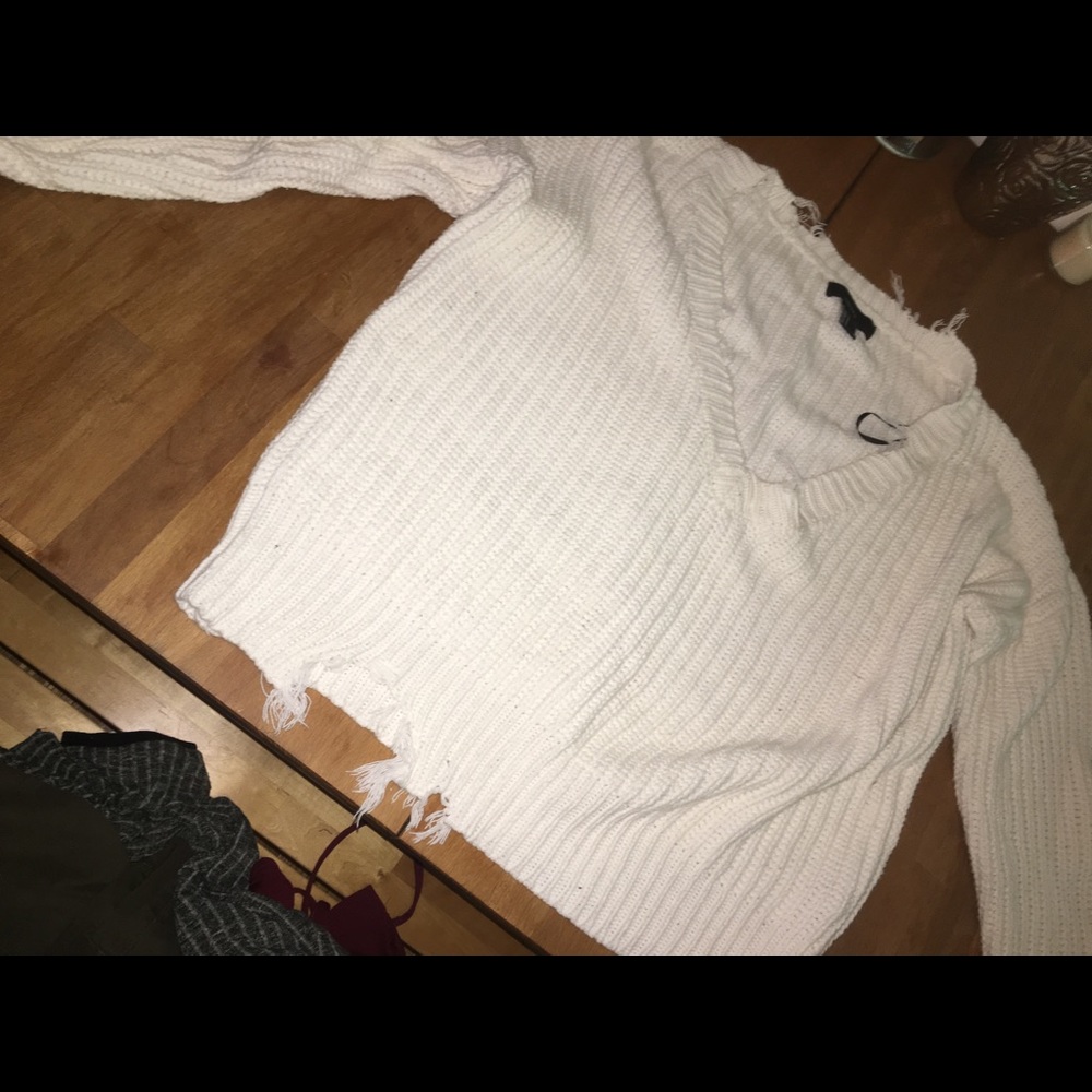 White sweater